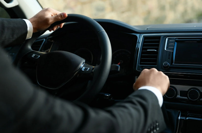 Private hire driver Cannes