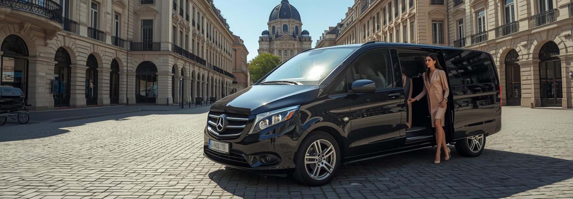 Chauffeured Minibus for Transfer to Milan